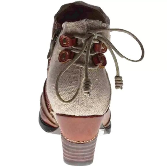 Corkys Elite Cashew Womens Leather Ankle Bootie -- Cognac, Size 10M NEW - Picture 5 of 6